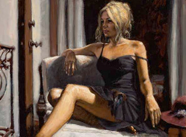 Fabian Perez 1967 ~ pintor argentino figurativo | Reflexiones de un sueño