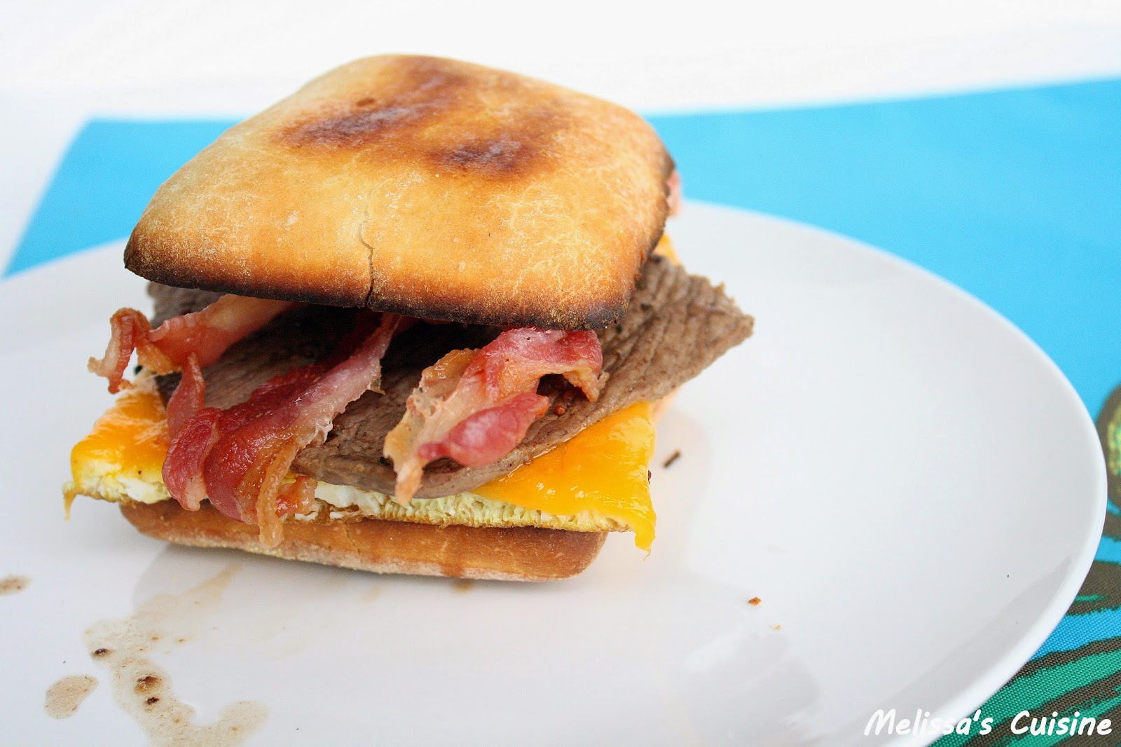 Melissa's Cuisine: Steak and Egg Sandwich