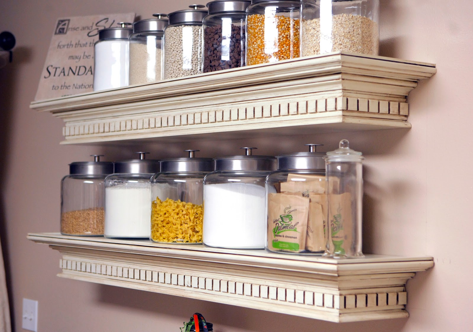 Finished Kitchen Mantle shelves Finishing Wood Talk Online