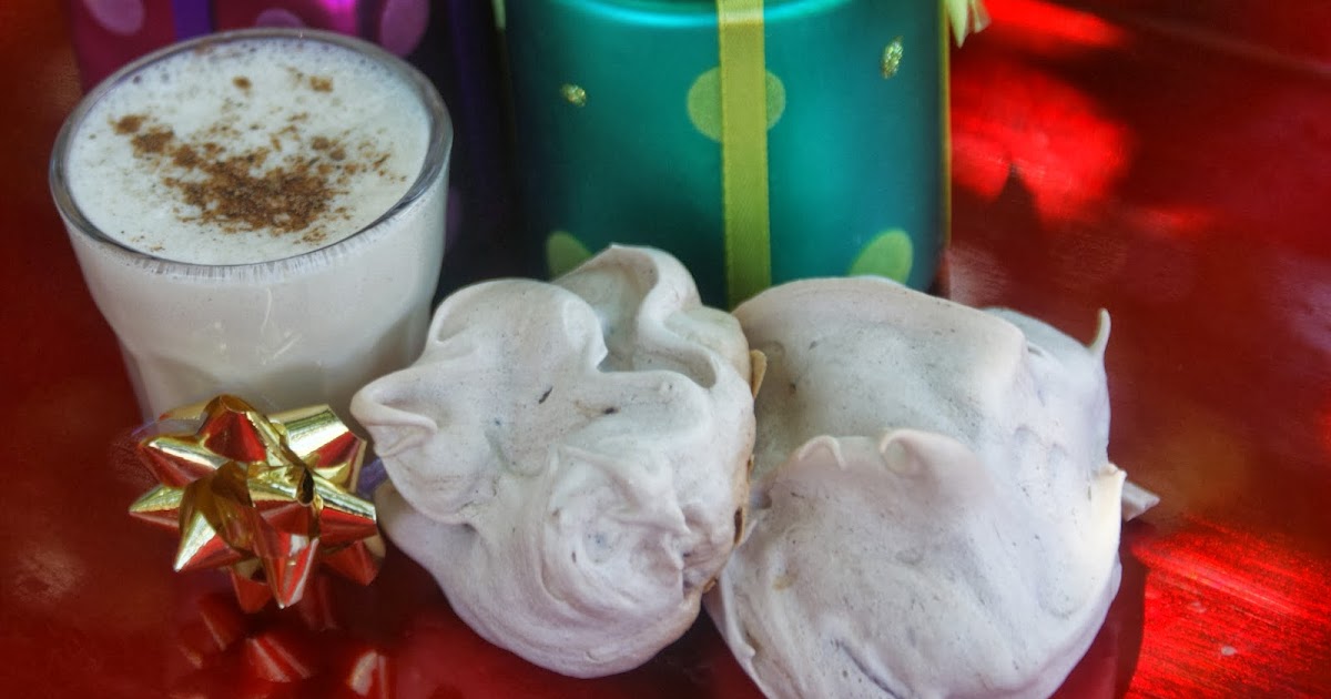 Blueberry Girl Eggnog and Meringues