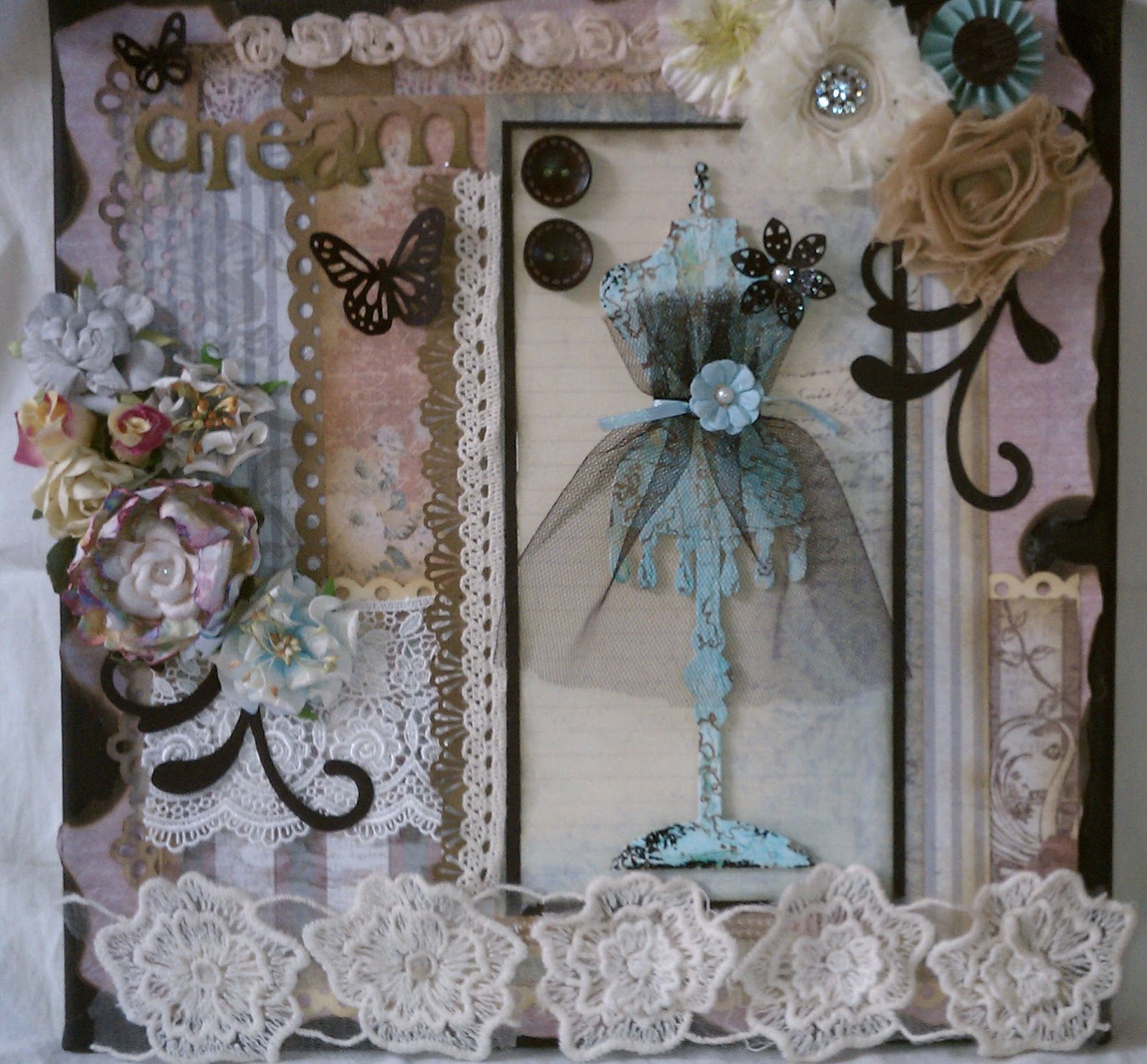 ShelbyDoodle Designs DT Project Dress Form Canvas