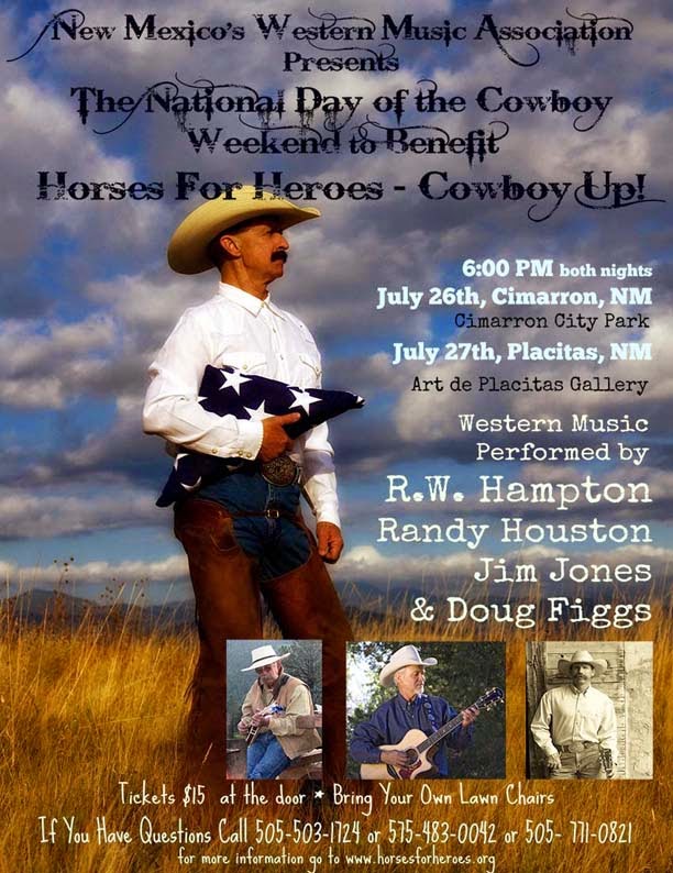 HORSES FOR HEROES New Mexico Cowboy Up! 5057982535 National Day of the Cowboy