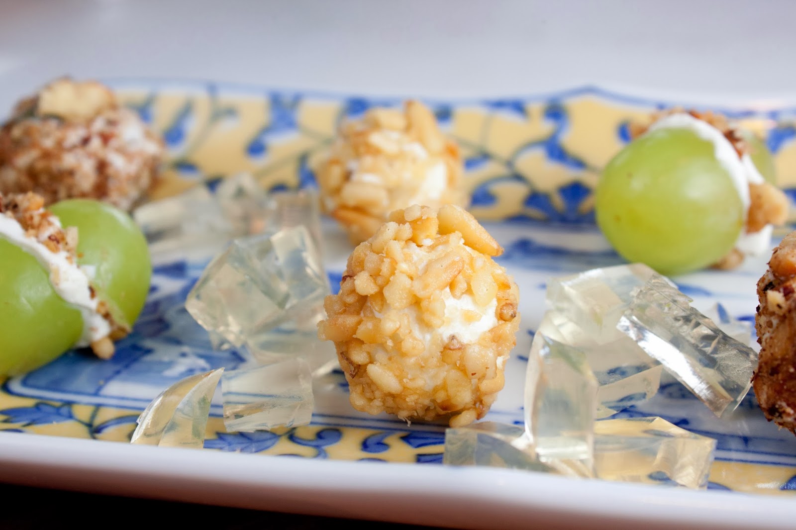 Fat and Happy Blog Cheese Grapes and Champagne Gelee