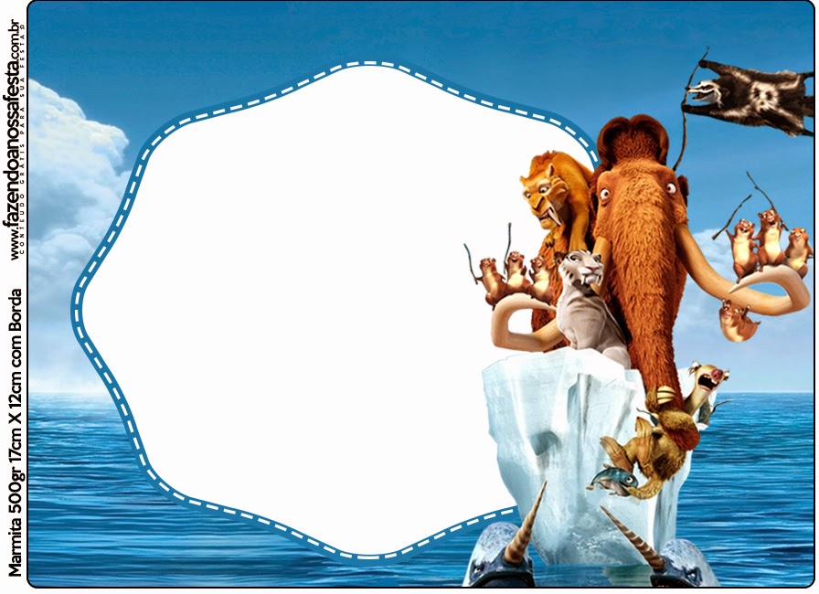 Ice Age Free Printable Candy Bar Labels. Oh My Fiesta! in english