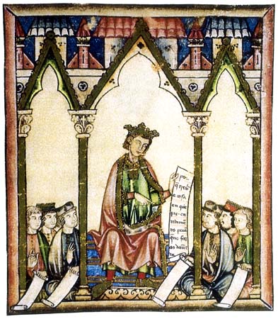 Image - Alfonso X el Sabio en la Escuela de Traductores de Toledo rodeado de sabios.