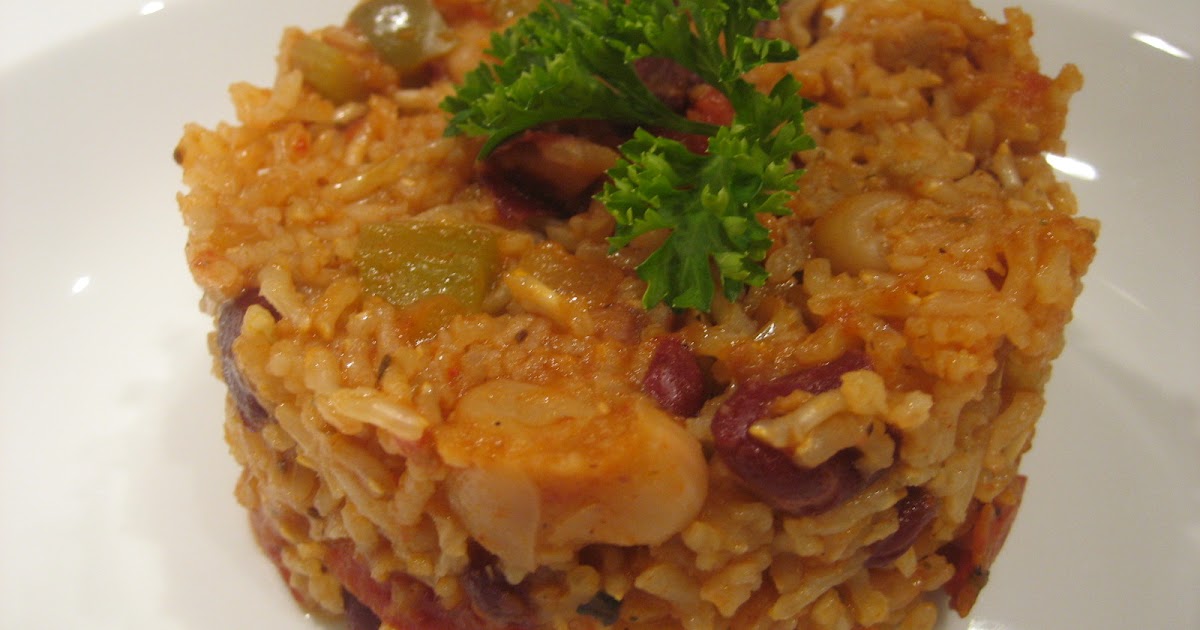The Veracious Vegan Seitanic Red and White Bean Jambalaya