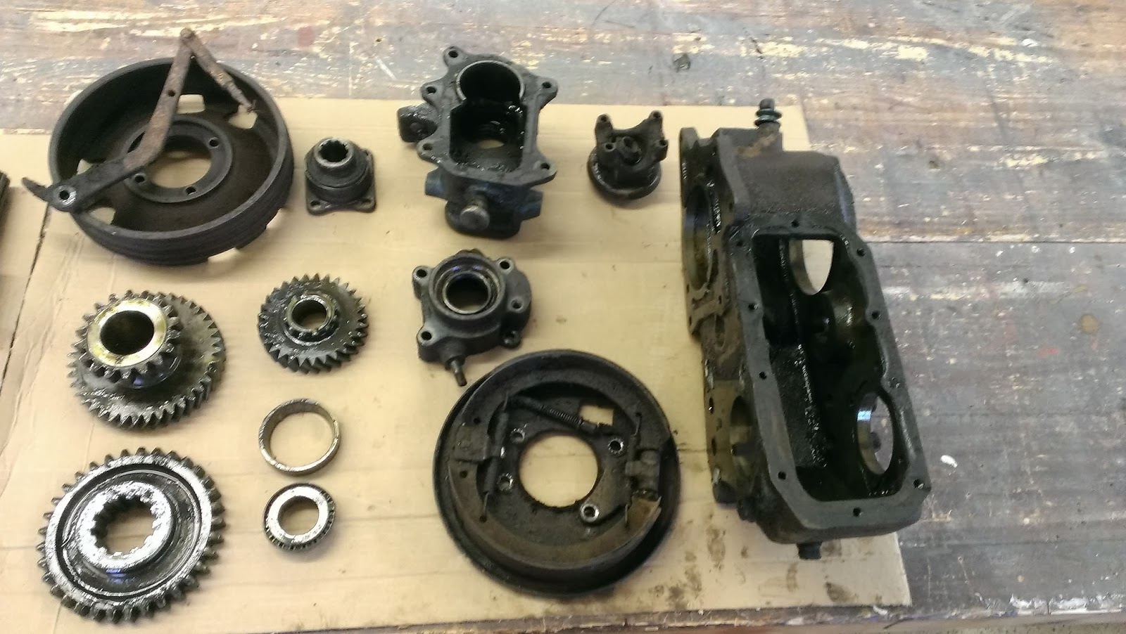 1967 Jeep CJ5 restoration Dana 18 transfer case