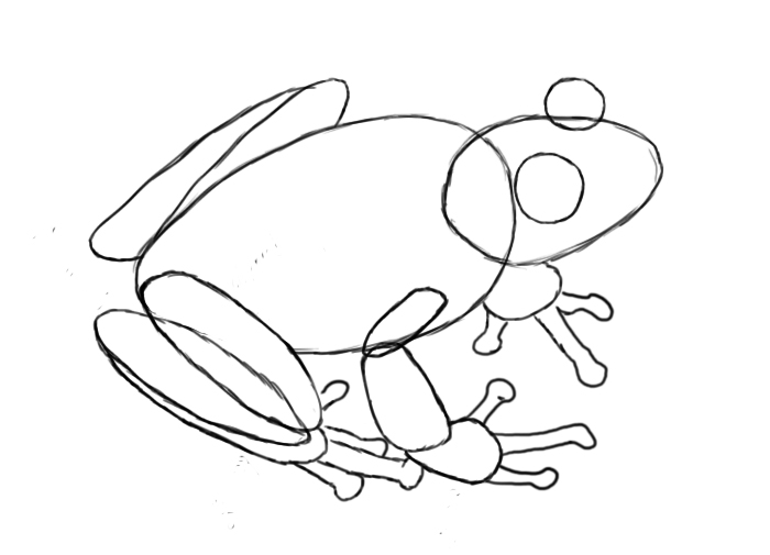 Easy Draw Frog