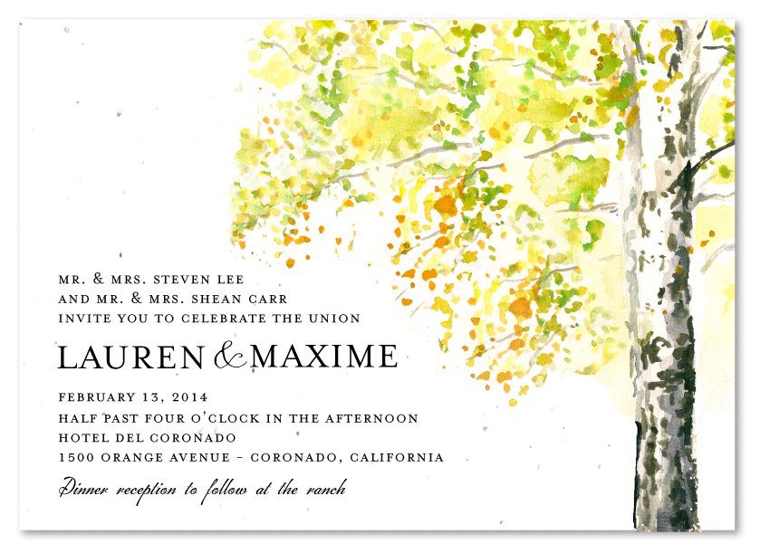 19 images hochzeit party einladung text For Ever: Tree wedding invitations are our speciality