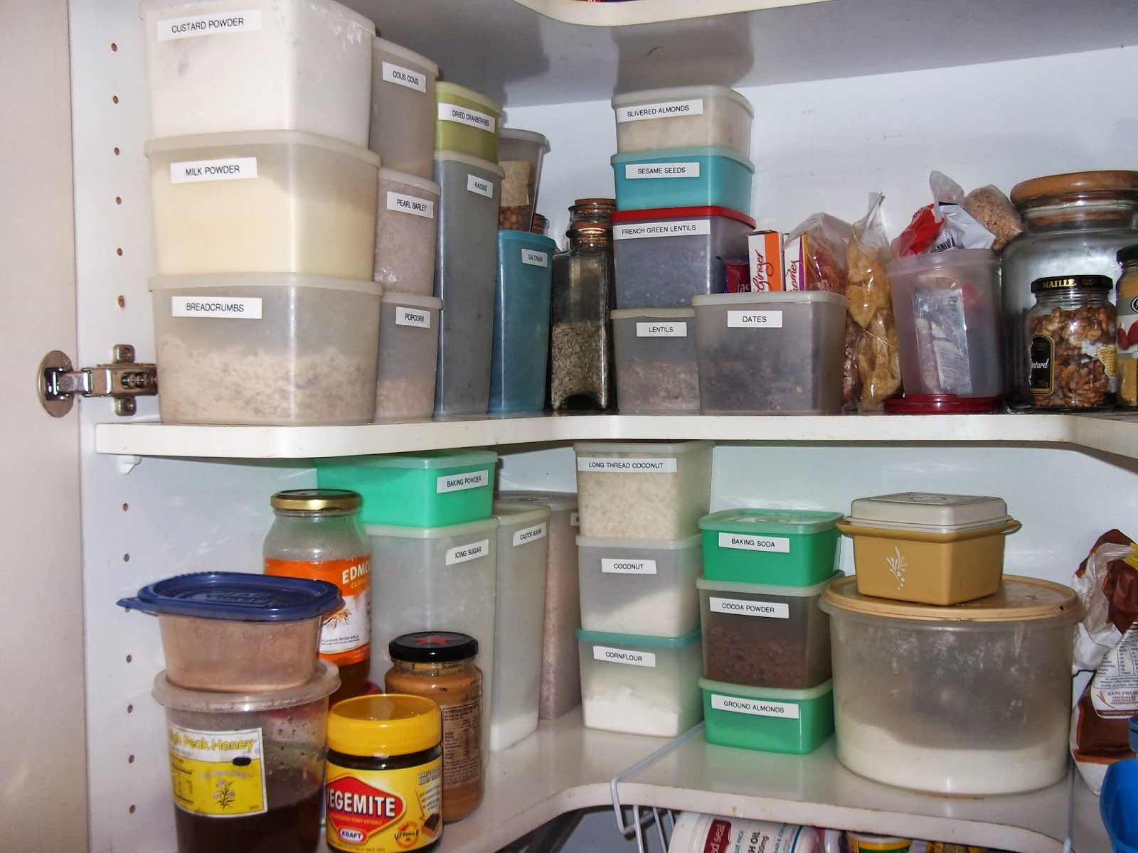 Made with my two hands Organise my pantry, a 45 minute job NOT