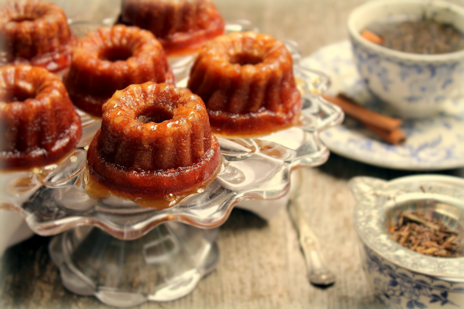 Cherry Tea Cakes Bananas Foster Bundt Cake