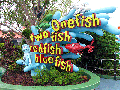 Universal Landing One Fish Two Fish Red Fish Blue Fish