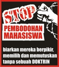 stop pembodohan  mahasisiwa