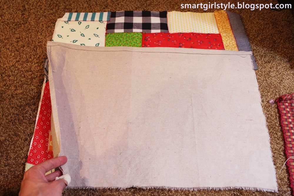 smartgirlstyle How to Sew a Patchwork Accent Pillow (DIY)