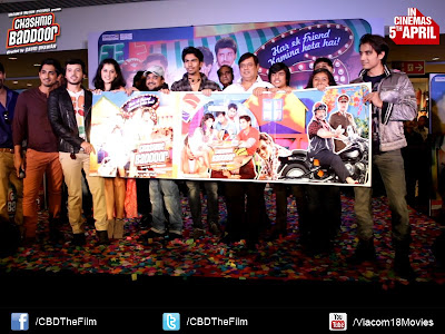 Music Launch of Chashme Baddoor Movie at Infiniti Mall