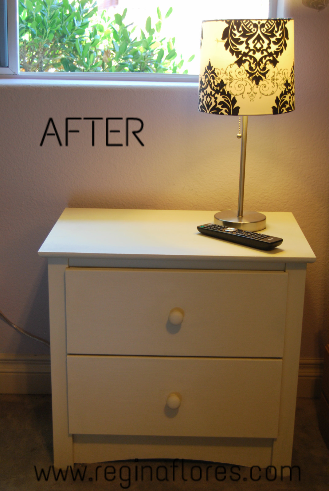 chalk paint & more painted night stand