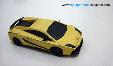 Paper Lamborghini