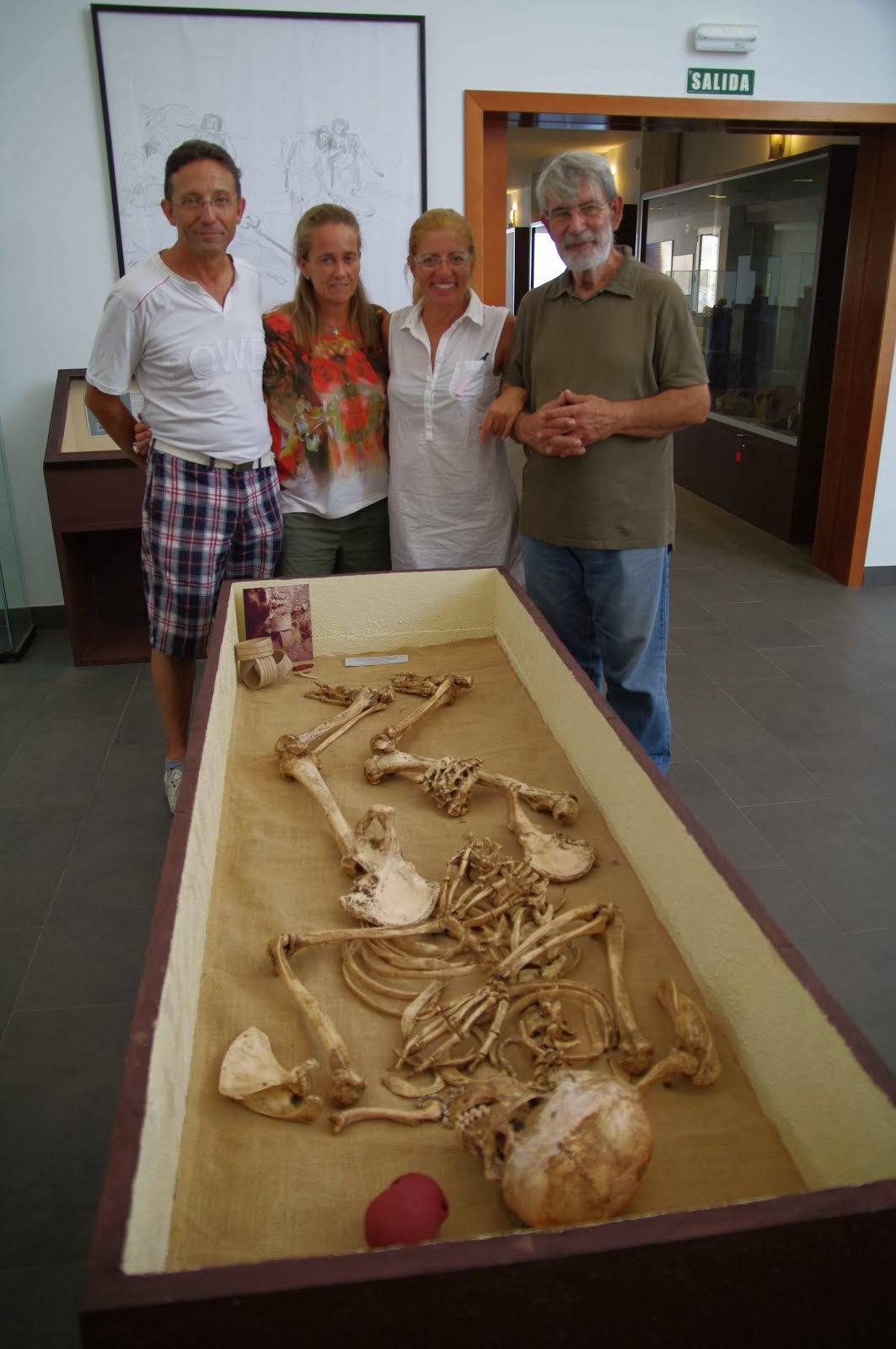 Visita al centro de interpretacion del yacimiento arqueologico de La Araña, con su Dire