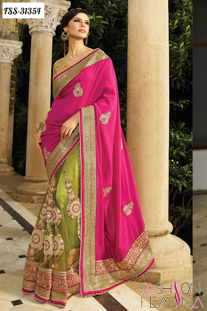 Online shopping designer sarees for wedding occasion