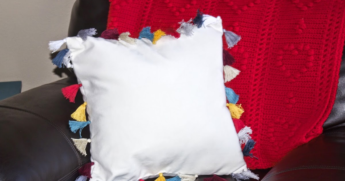 Hooray Anthro Tassel Pillow KnockOff Tutorial!