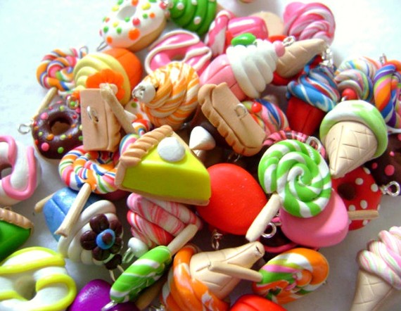 15 polymer clay charms ends 6 9 Win 15 super sweet polymer clay charms
