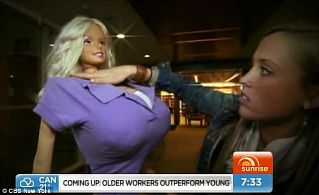 life size barbie proportions