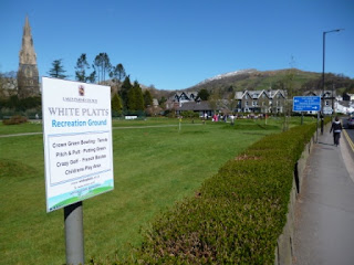 White Platts Recreation Ground in Ambleside - home to a Crazy Golf course, Putting Green and a Mini Golf / Pitch & Putt - we played the Crazy Golf