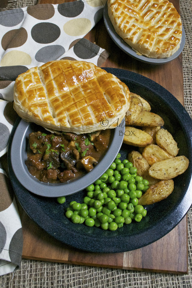 Adora's Box OPEN BEEF AND MUSHROOM PIES