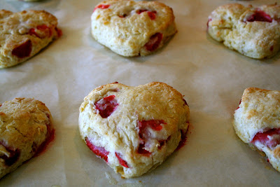 Strawberries and Cream Scones