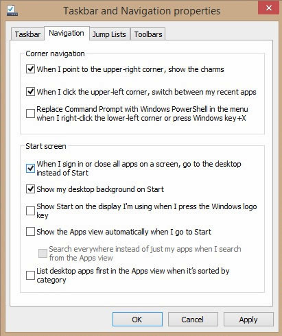 Tùy biến trang Start Menu của riêng Windows 8.1