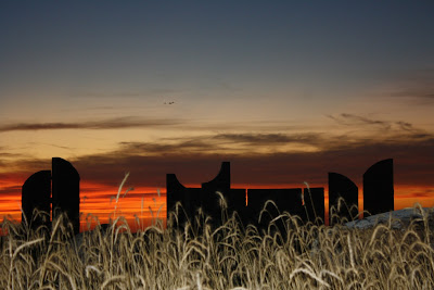 Sunset at Mystical Horizons, North Dakota. Photo courtesy WikiCommons.