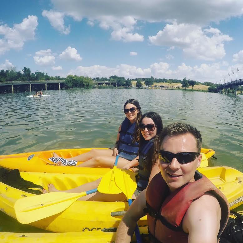 Emily Burn Kayaking White Rock Lake