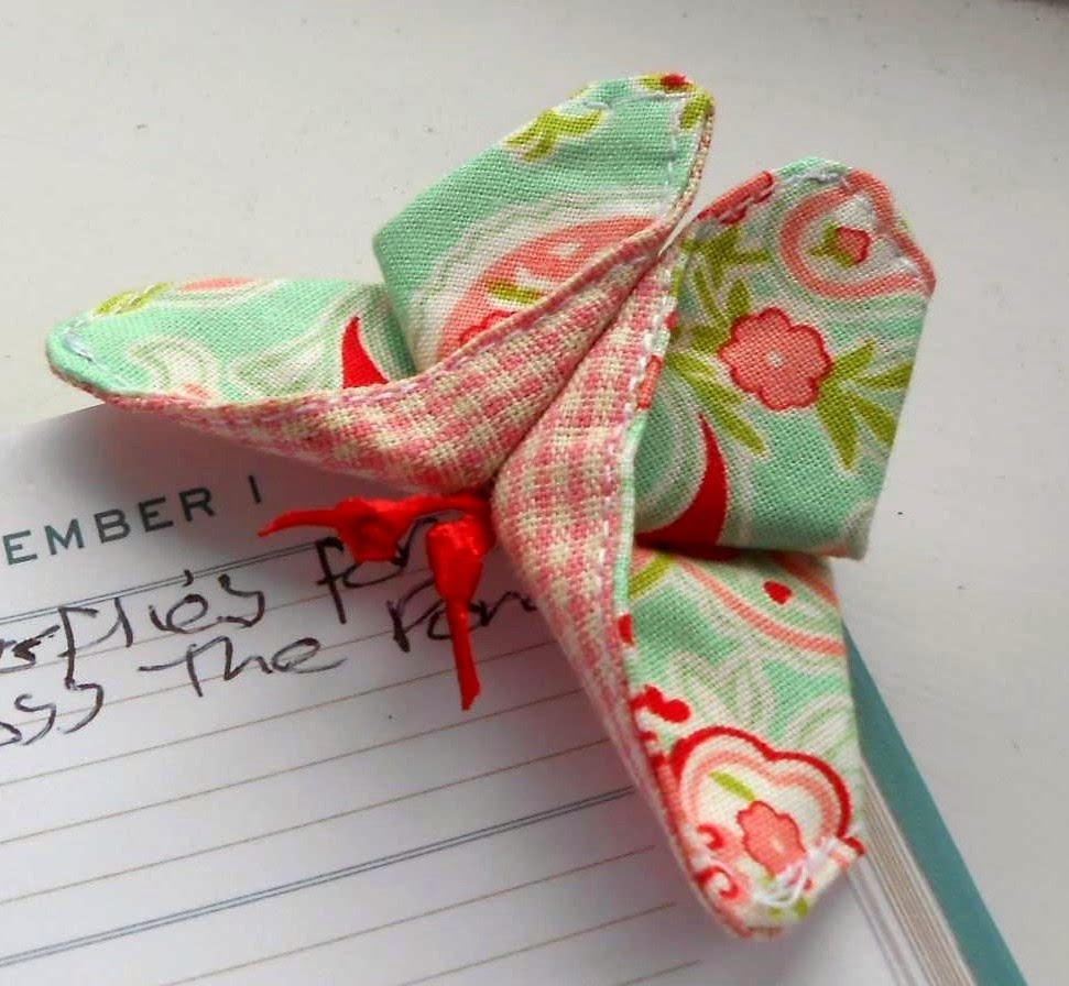 The Patchsmith Origami Fabric Butterflies from Across the Pond