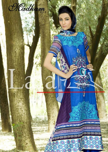 Madham Vol-2 Lawn Collection 2013-14 By Lala Textiles