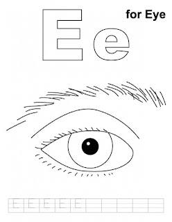 Kids Coloring Pages Letter Ee Printable Coloring Pages
