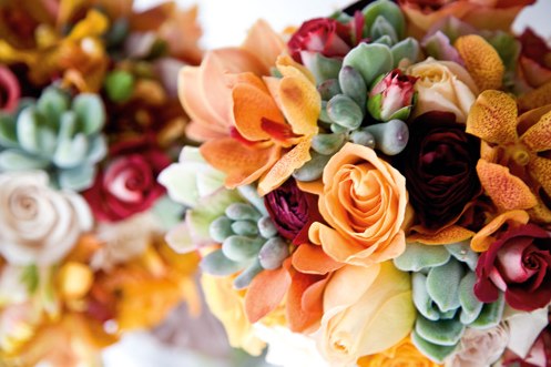 orange flowers bouquet. Flowers Wedding Bouquets