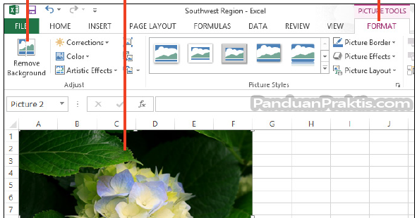 Cara Menghapus Background Gambar Di Excel 2013