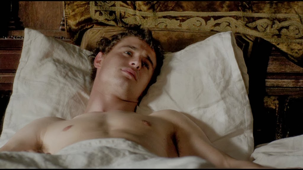 Max Irons - Shirtless & Barefoot in "The White Queen" .