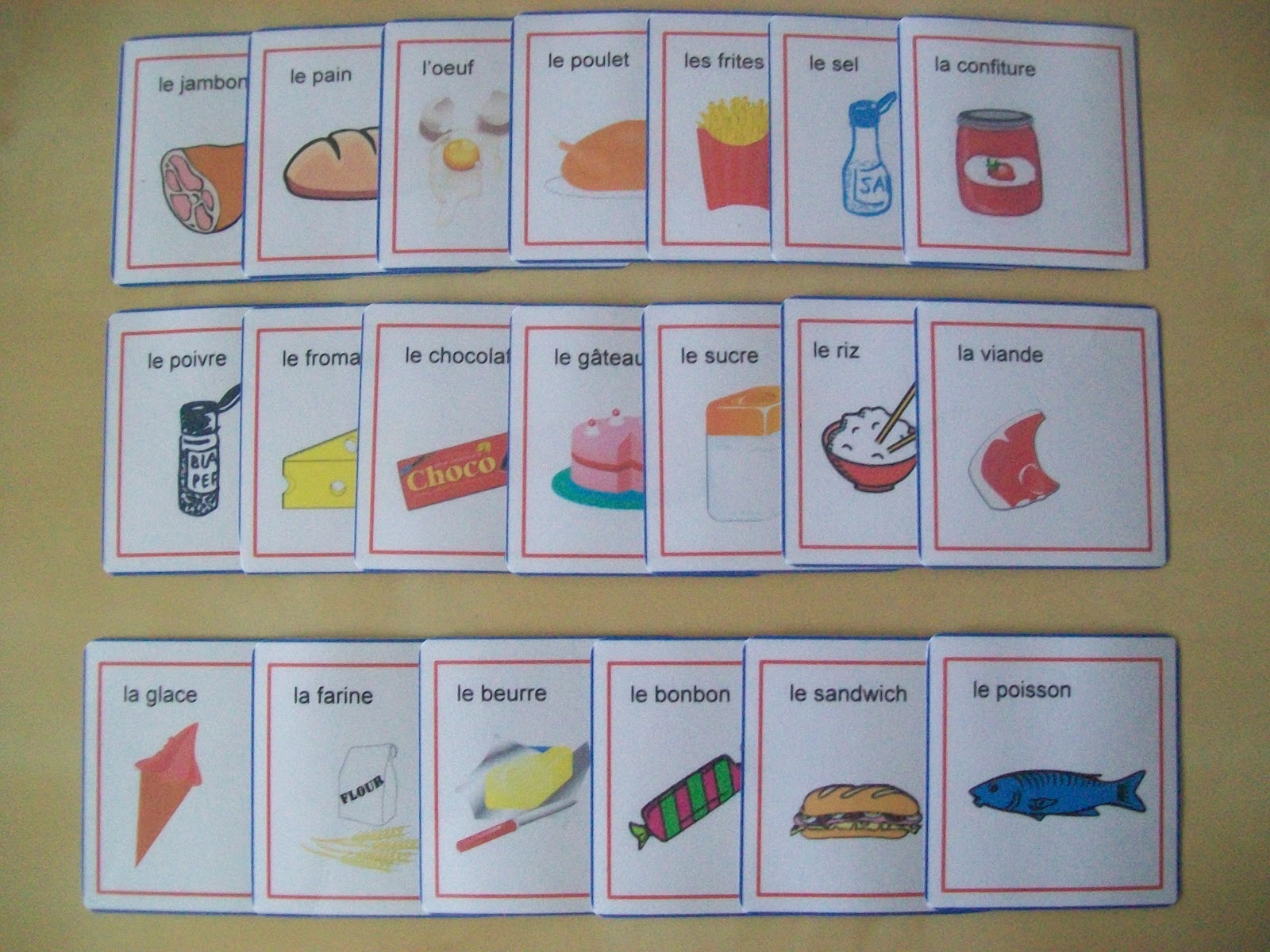 Boost Up Your French Introduce French Words to Children with Flashcards