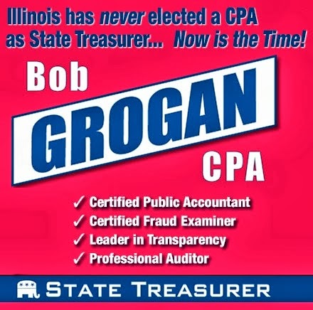 Learn More About: Bob Grogan for Illinois State Treasurer (click image - below)