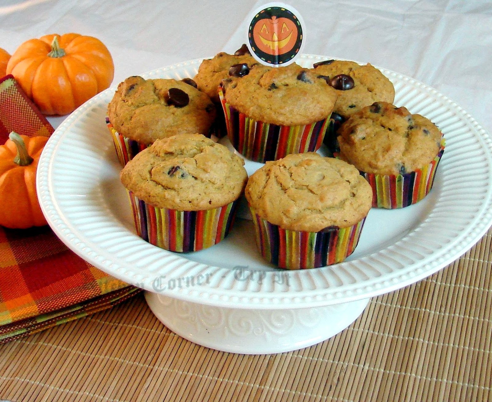 Pumpkin Chocolate Chip Muffins for Baking Partners Challenge 3