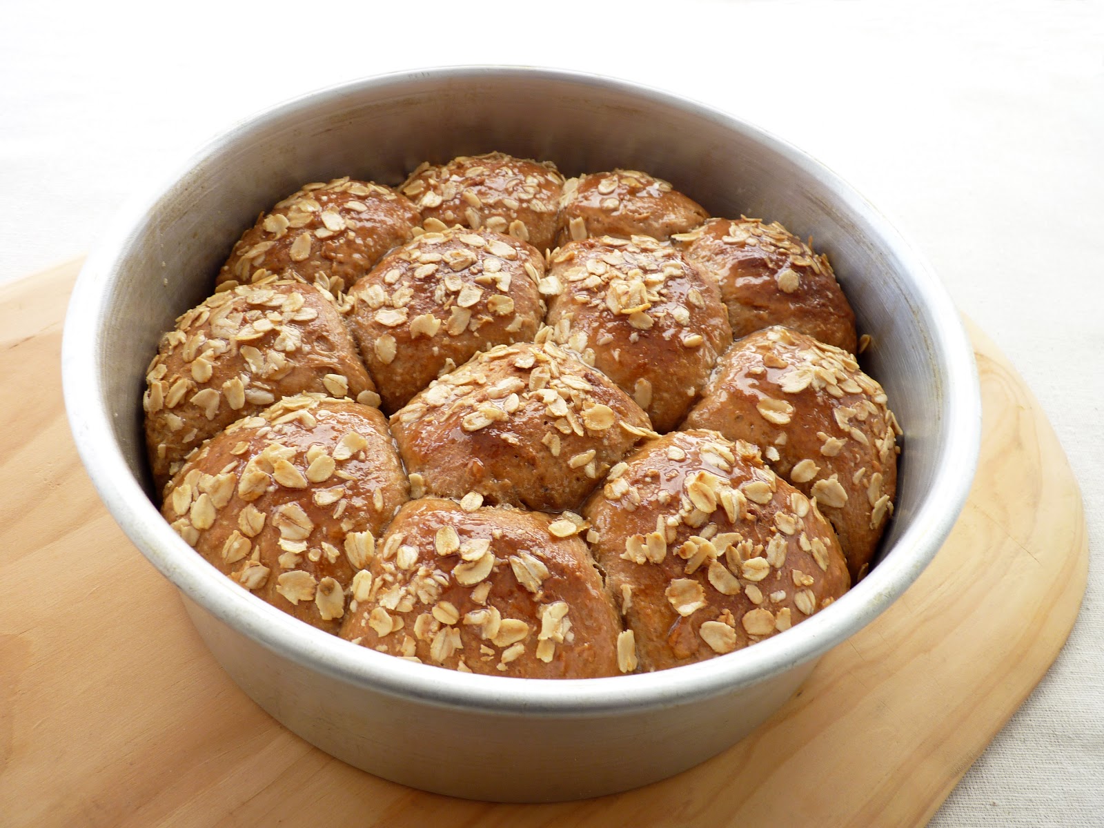 pastry studio Whole Wheat Honey Oatmeal Rolls