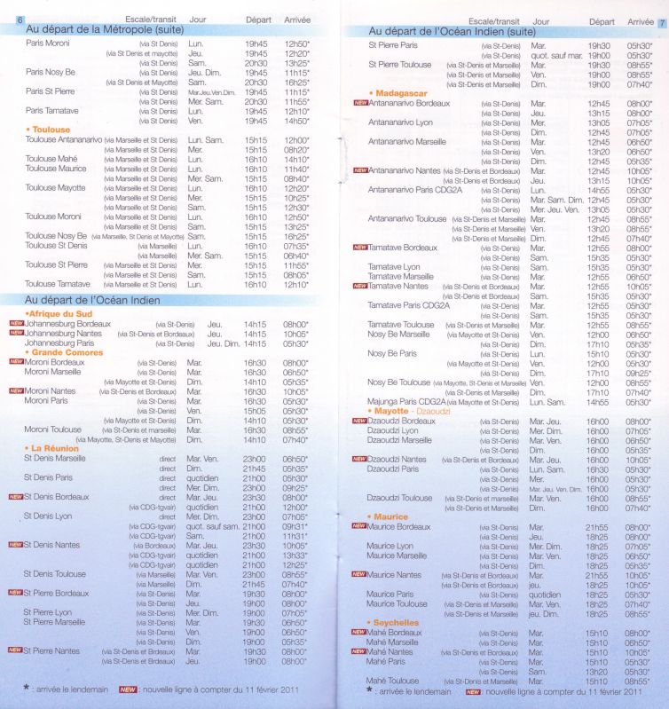 Airline memorabilia Air Austral (2010)