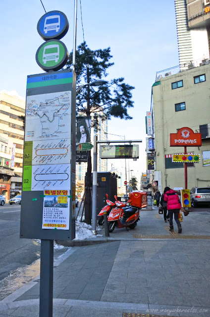 Bus Stop for Mt. Namsan