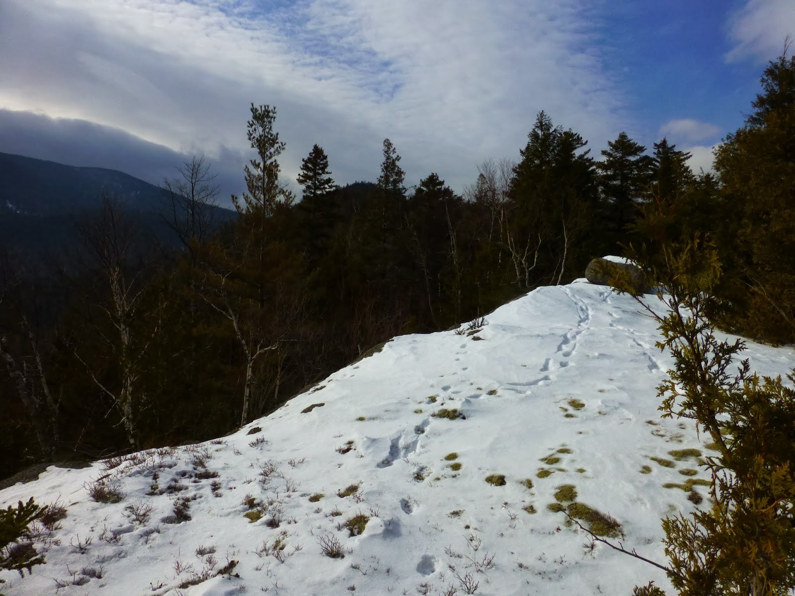 Off on Adventure Knob Lock Mountain Giant Mountain Wilderness 2/1/14