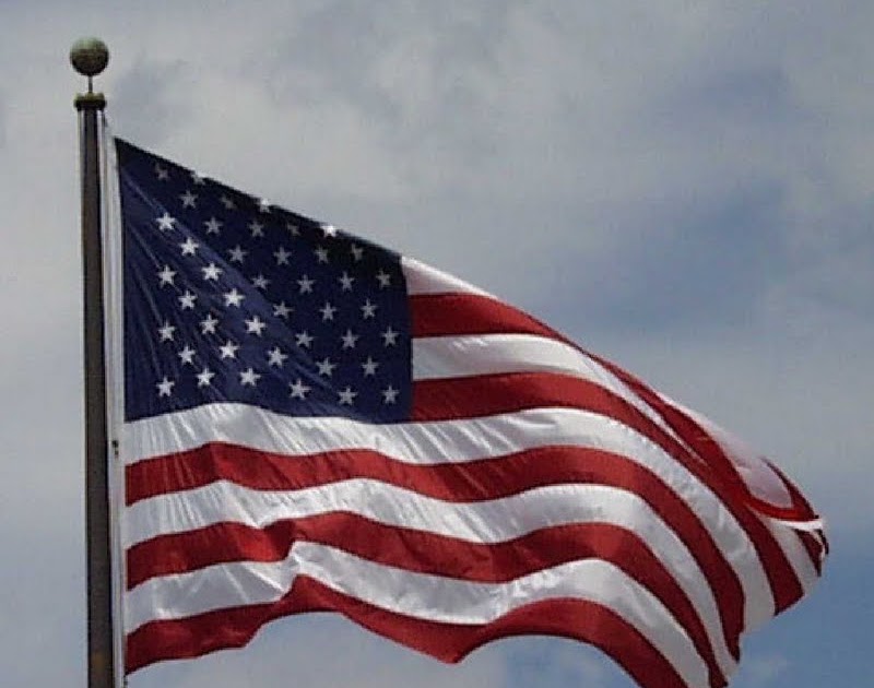 Honey I'm Home We're Flying the American Flag Today