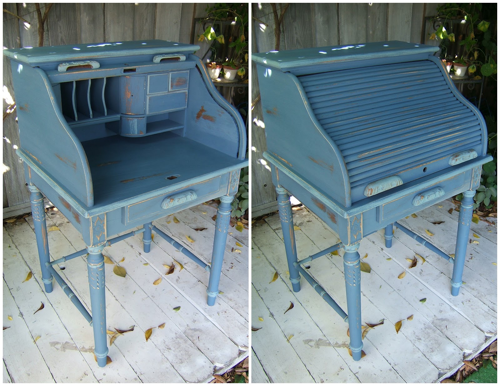 How To Chalk Paint A Roll Top Desk How To Chalk Paint A Roll Top Desk