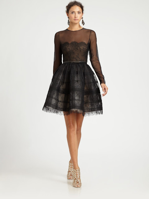 Brainy Mademoiselle: Black Lace Dress Brainy Mademoiselle: Black Lace Dress