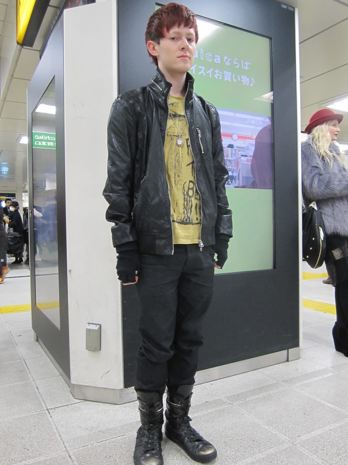 樺俐子マサ Masaa Karis Nakashima 渋谷でファッションセンスあるイギリス人発見