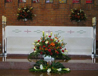 Flores Zaragoza altar bodas